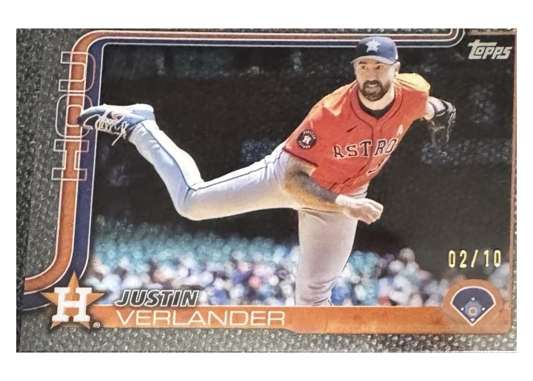 2025 Topps Base Set Justin Verlander Umbrella #118 card
