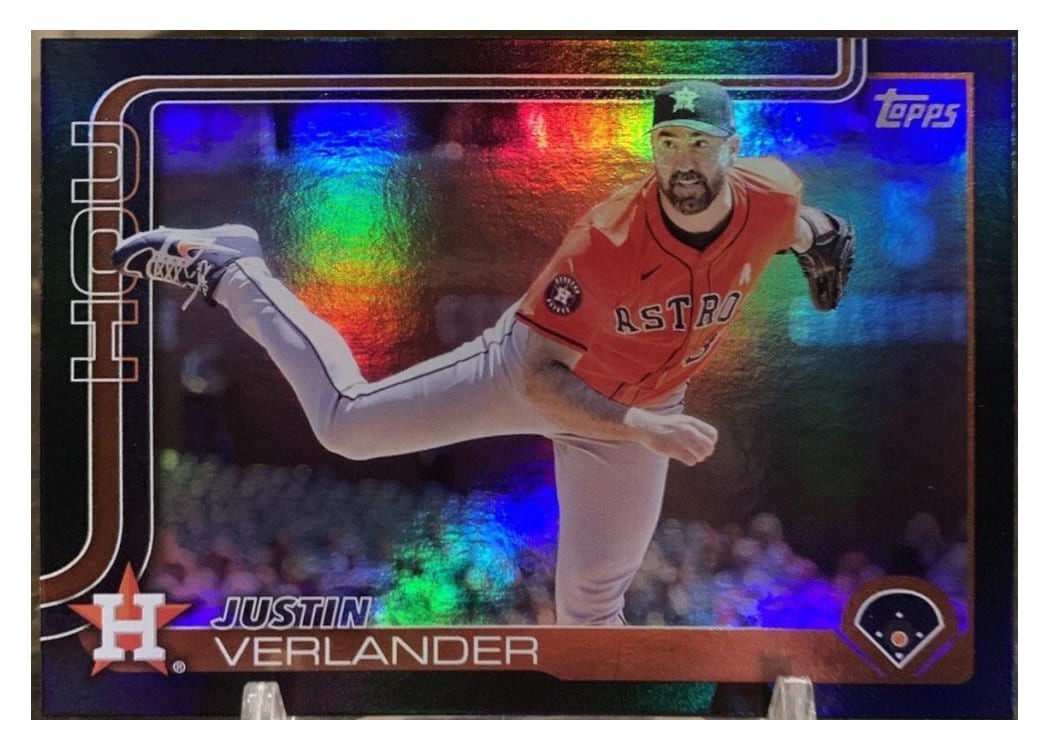 2025 Topps Base Set Justin Verlander #118 card