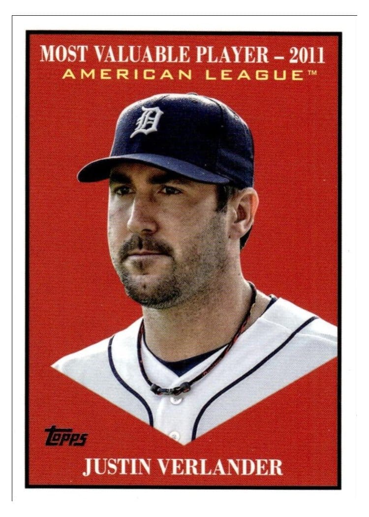 2025 Topps Update Most Valuable Justin Verlander #MV-19 card