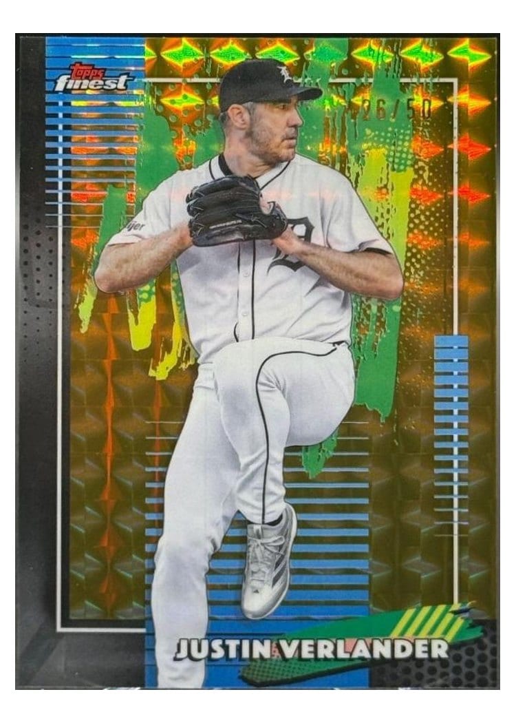 2026 Topps Finest Justin Verlander #48 card