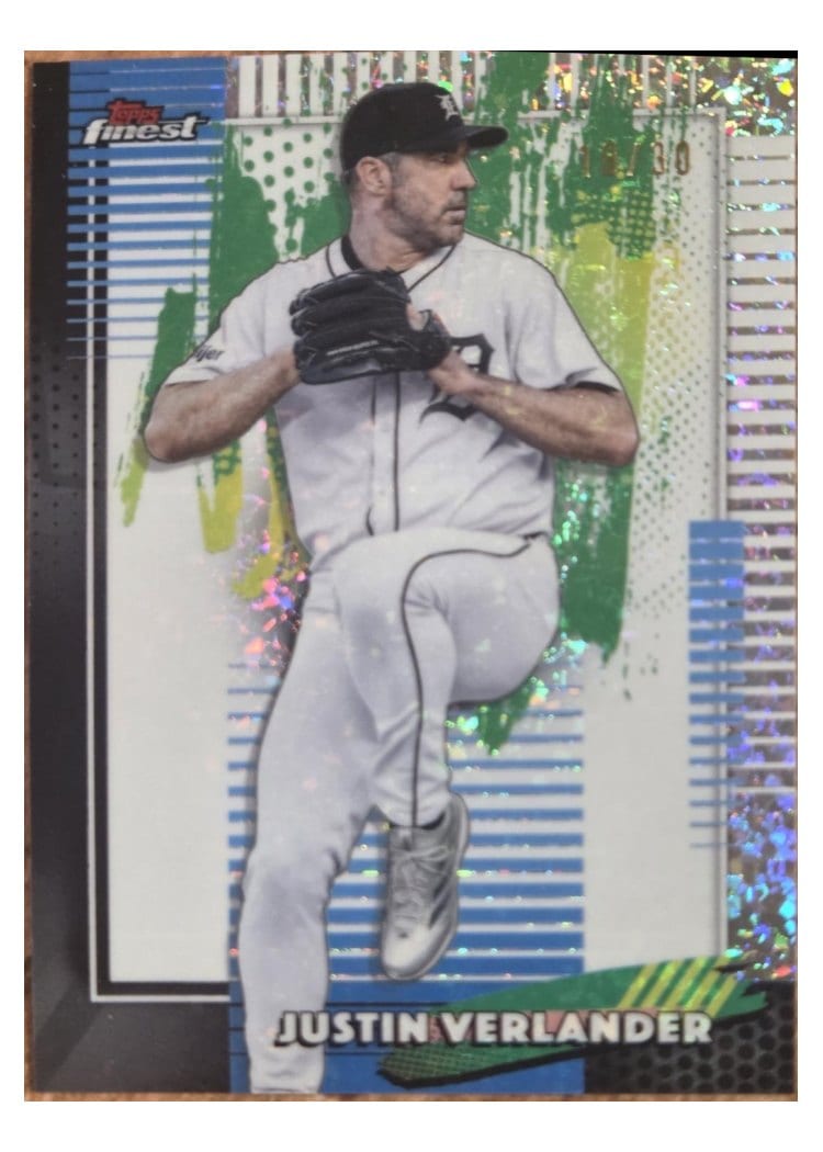 2026 Topps Finest Justin Verlander #48 card