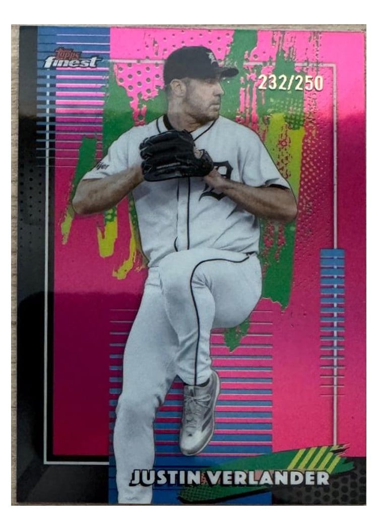 2026 Topps Finest Justin Verlander #48 card