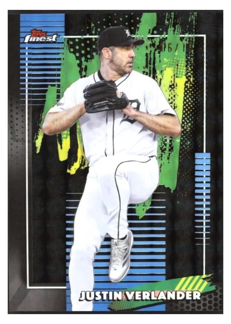 2026 Topps Finest Justin Verlander #48 card