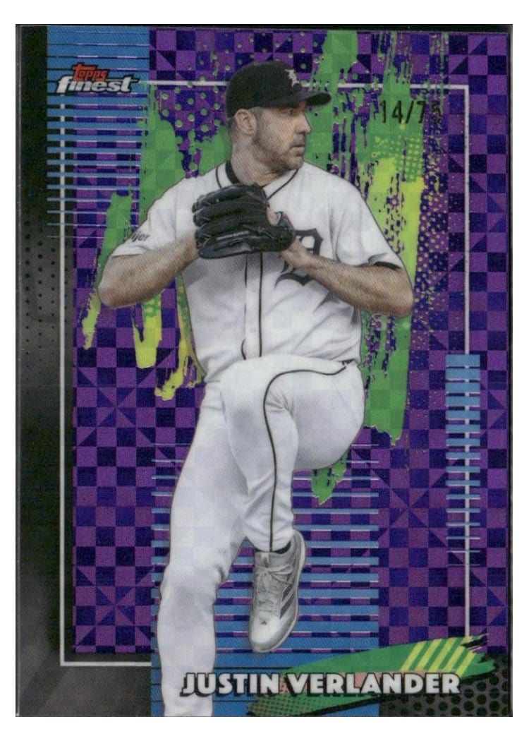 2026 Topps Finest Justin Verlander #48 card