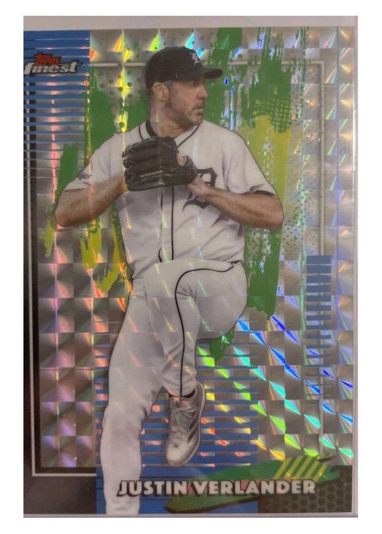 2026 Topps Finest Justin Verlander #48 card
