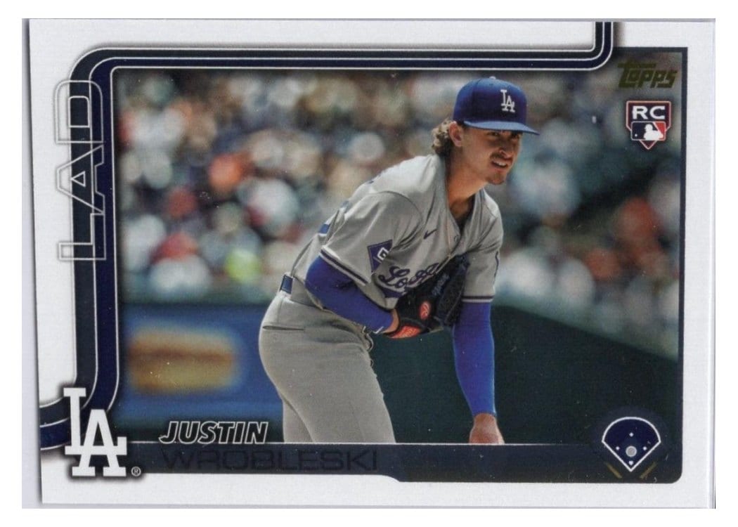 2025 Topps Base Set Justin Wrobleski #204 card