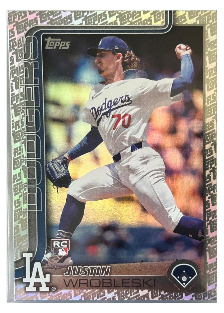 2025 Topps Base Set Justin Wrobleski #204 card