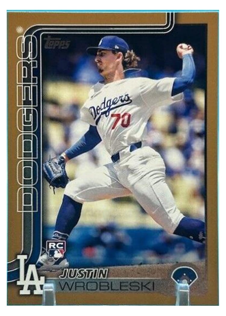 2025 Topps Base Set Justin Wrobleski #204 card