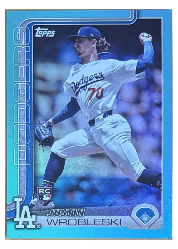 2025 Topps Base Set Justin Wrobleski #204 card