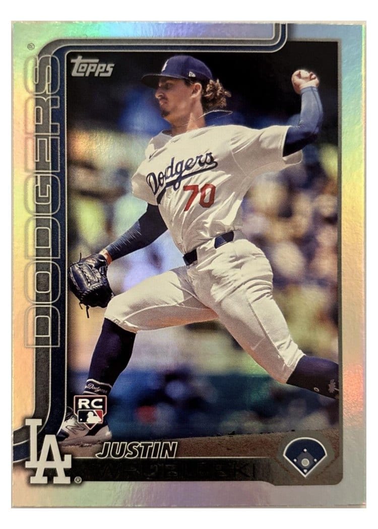 2025 Topps Base Set Justin Wrobleski #204 card