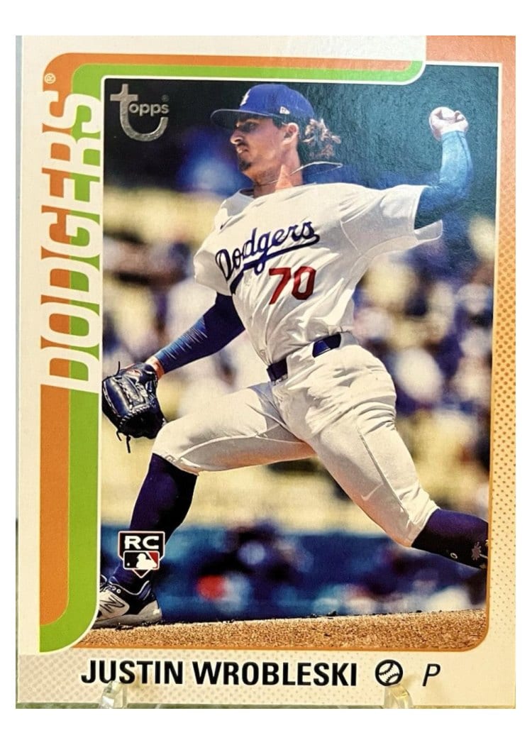 2025 Topps Base Set Justin Wrobleski #204 card