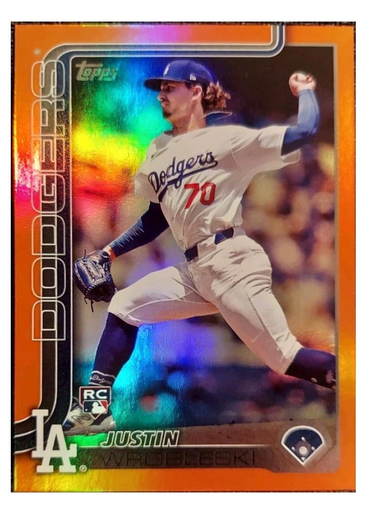 2025 Topps Base Set Justin Wrobleski #204 card