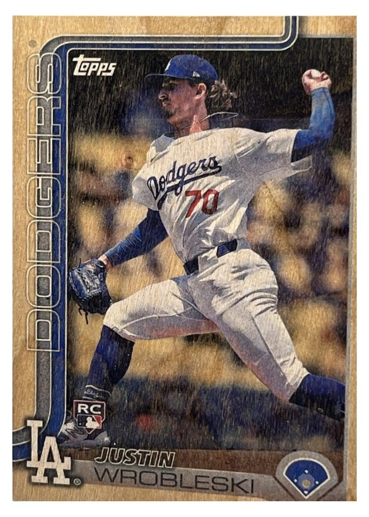 2025 Topps Base Set Justin Wrobleski #204 card