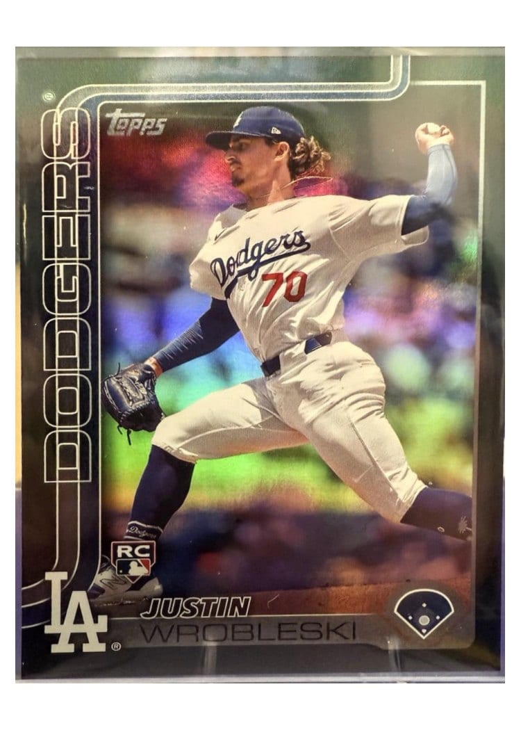 2025 Topps Base Set Justin Wrobleski #204 card