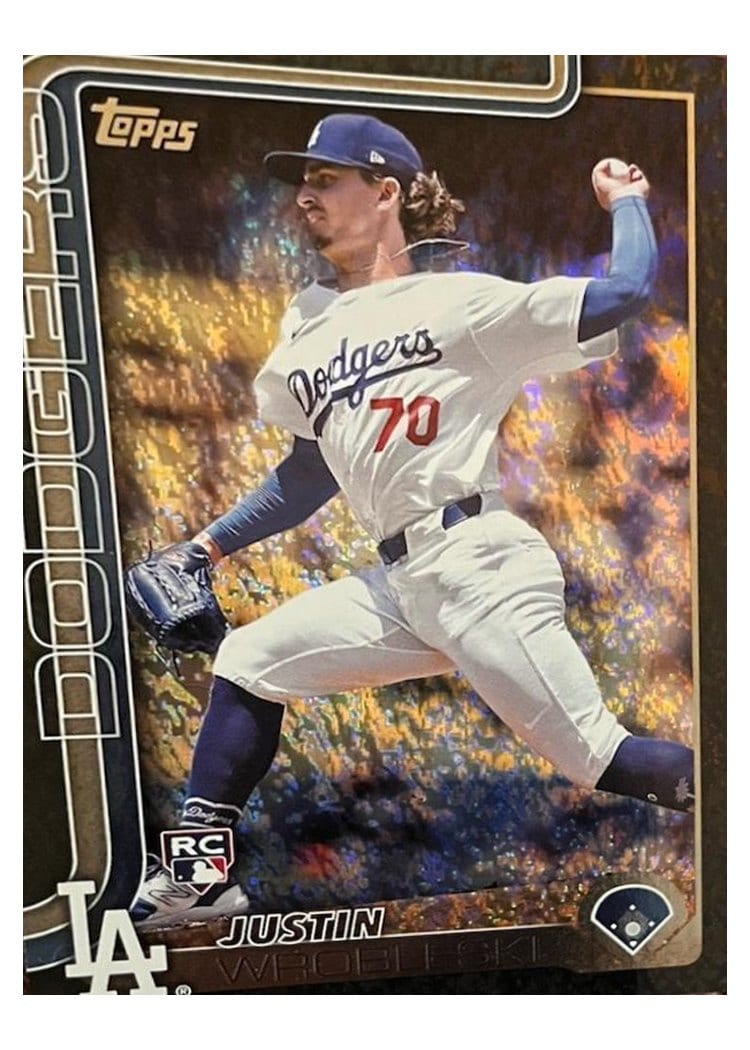 2025 Topps Base Set Justin Wrobleski #204 card