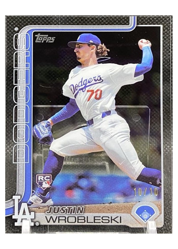 2025 Topps Base Set Justin Wrobleski #204 card