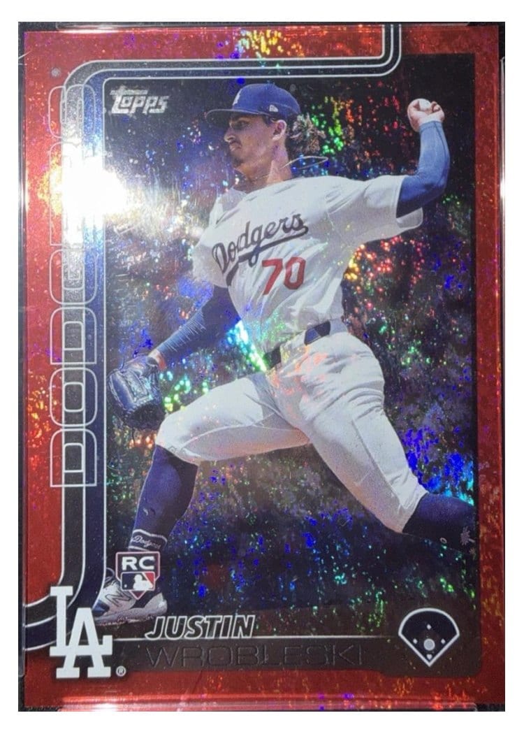 2025 Topps Base Set Justin Wrobleski #204 card