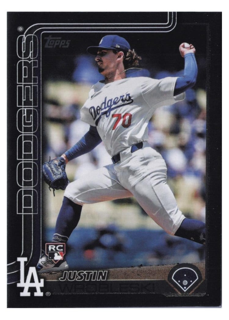 2025 Topps Base Set Justin Wrobleski #204 card