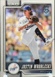 2026 Topps Base Set Justin Wrobleski #391 card