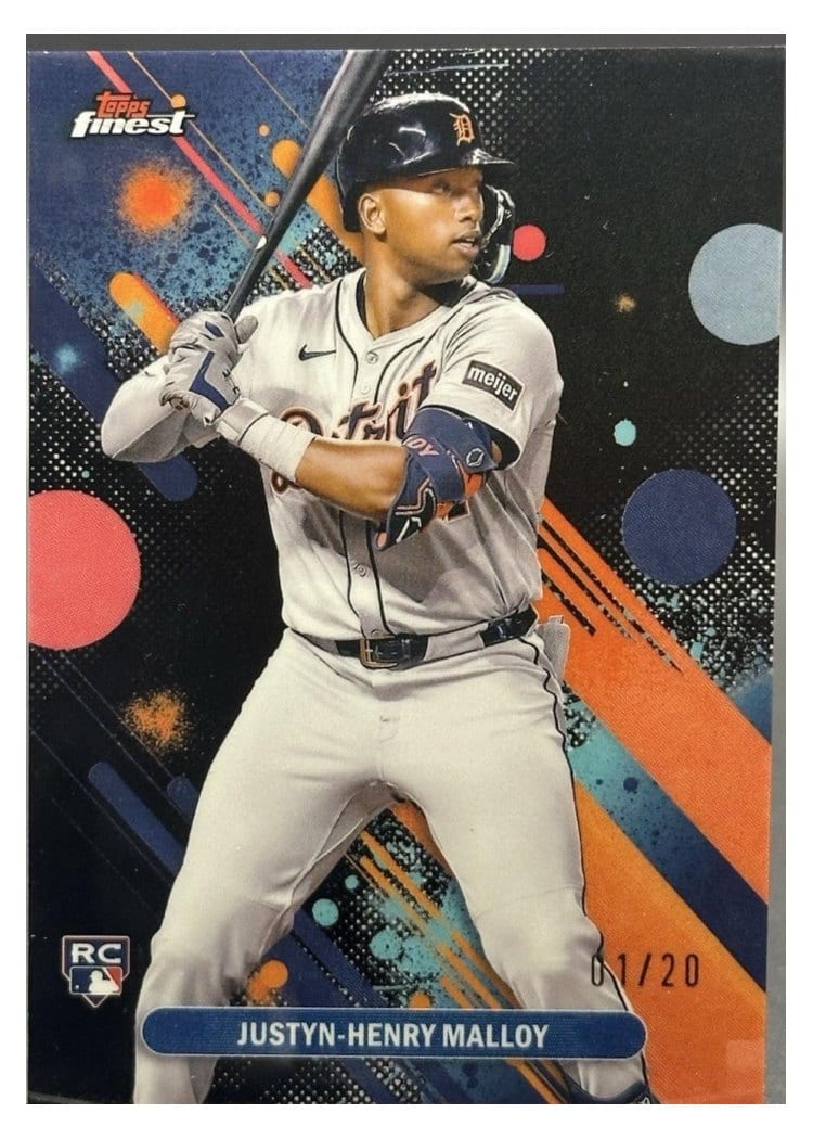 2025 Finest Base Set Justyn-Henry Malloy #32 card