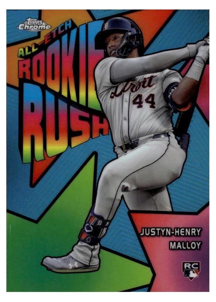 2025 Topps Chrome All-Etch Rookie Rush Justyn-Henry Malloy #CERR-19 card