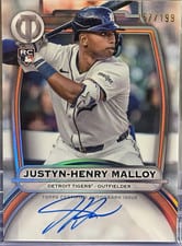 2025 Topps Tribute Autographs Justyn-Henry Malloy #TA-JM card