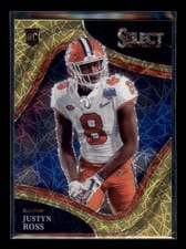 2022 Panini Select Draft Picks Justyn Ross #112 card