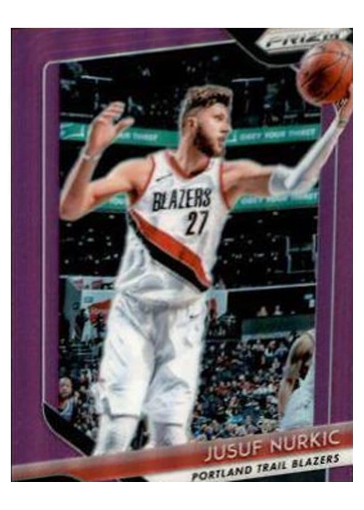 2018-19 Panini Prizm Base Set Jusuf Nurkic #121 card