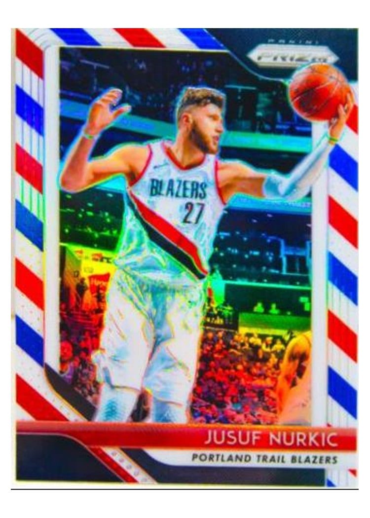 2018-19 Panini Prizm Base Set Jusuf Nurkic #121 card