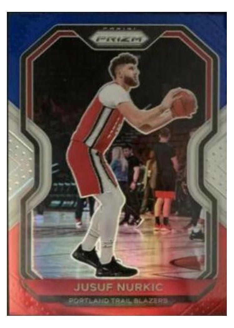 2020-21 Panini Prizm Base Set Jusuf Nurkic #91 card