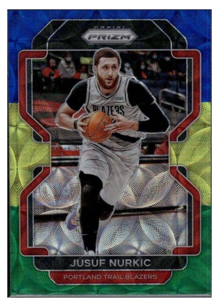 2021-22 Panini Prizm Base Set Jusuf Nurkic #171 card