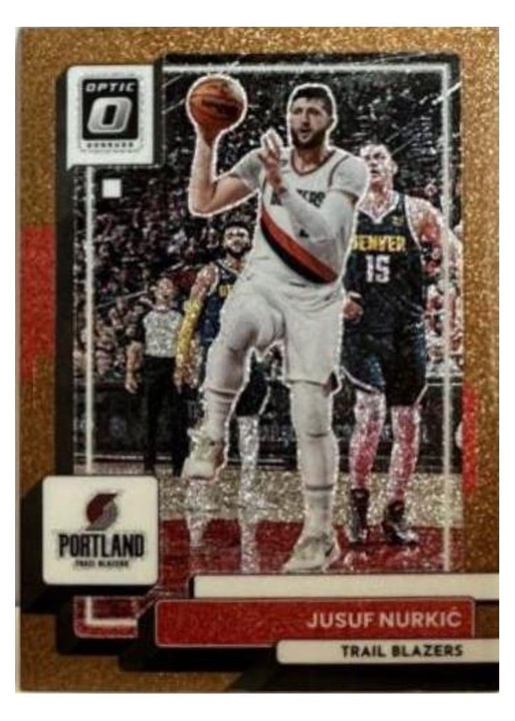 2022-23 Donruss Optic Base Set Jusuf Nurkic Basketball #62 card