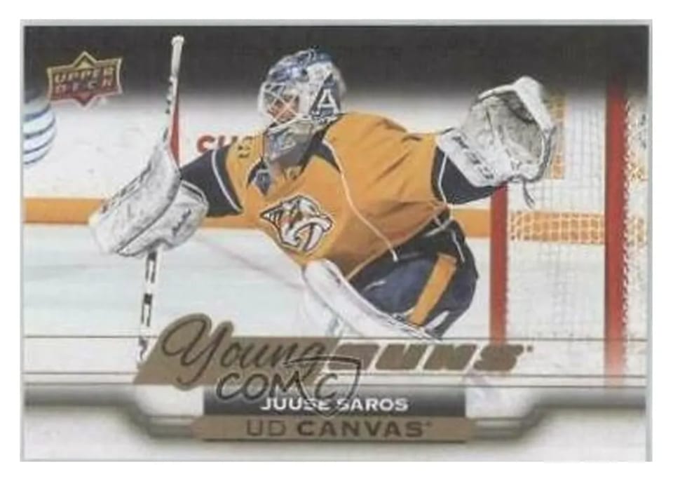 2015 Upper Deck Canvas Juuse Saros #C219 card