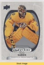 2021-22 Upper Deck Ovation Base Set Juuse Saros #35 card