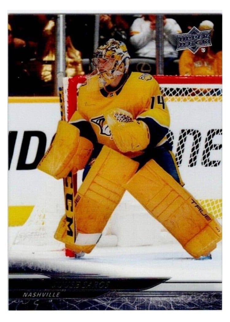 2024-25 Upper Deck Base Set Juuse Saros #346 card