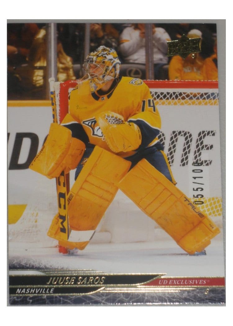 2024-25 Upper Deck Base Set Juuse Saros #346 card