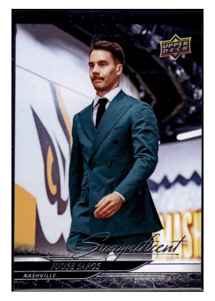 2024-25 Upper Deck Base Set Juuse Saros #346 card