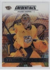 2025-26 Upper Deck Credentials Acetate Ticket Access Juuse Saros #TA-JS