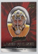 2025-26 Upper Deck MVP Laser Focused Juuse Saros #LF-26 card