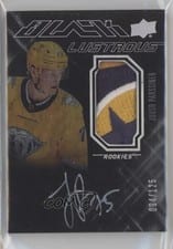 2022-23 SPx UD Black Lustrous Rookie Patch Autograph Juuso Parssinen #LRAP-PA card