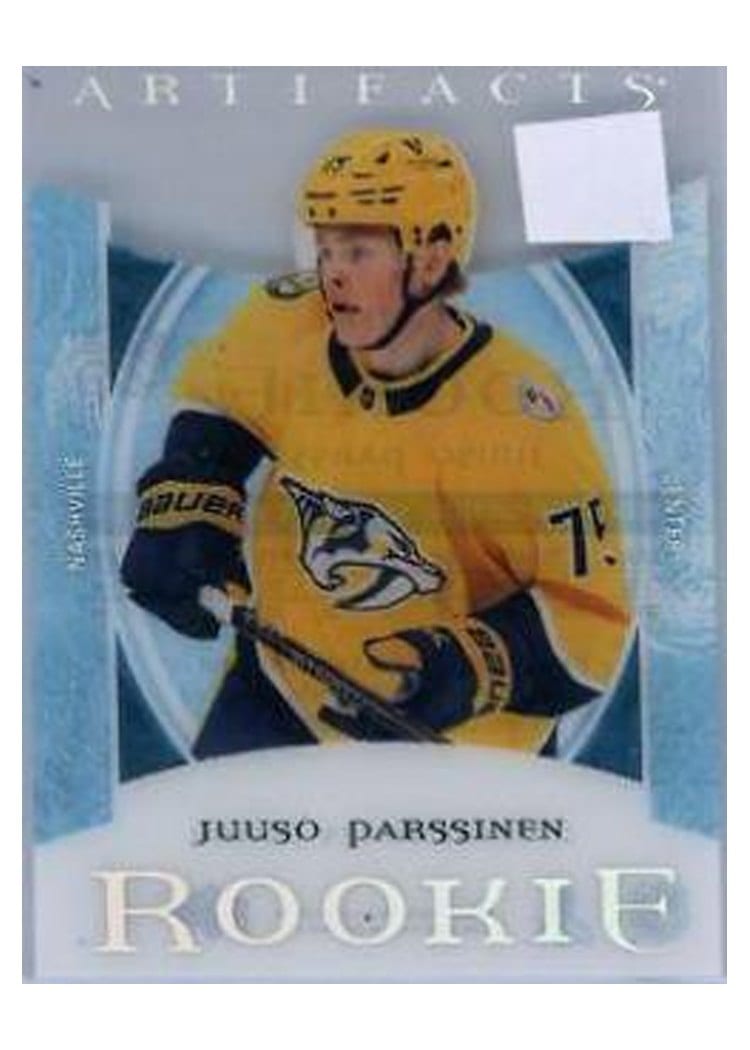 2023-24 Upper Deck Artifacts 2022-23 Update - Clear Cut Rookies Juuso Parssinen #217 card