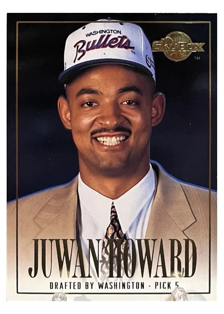1994 SkyBox Draft Picks Juwan Howard #DP5 card