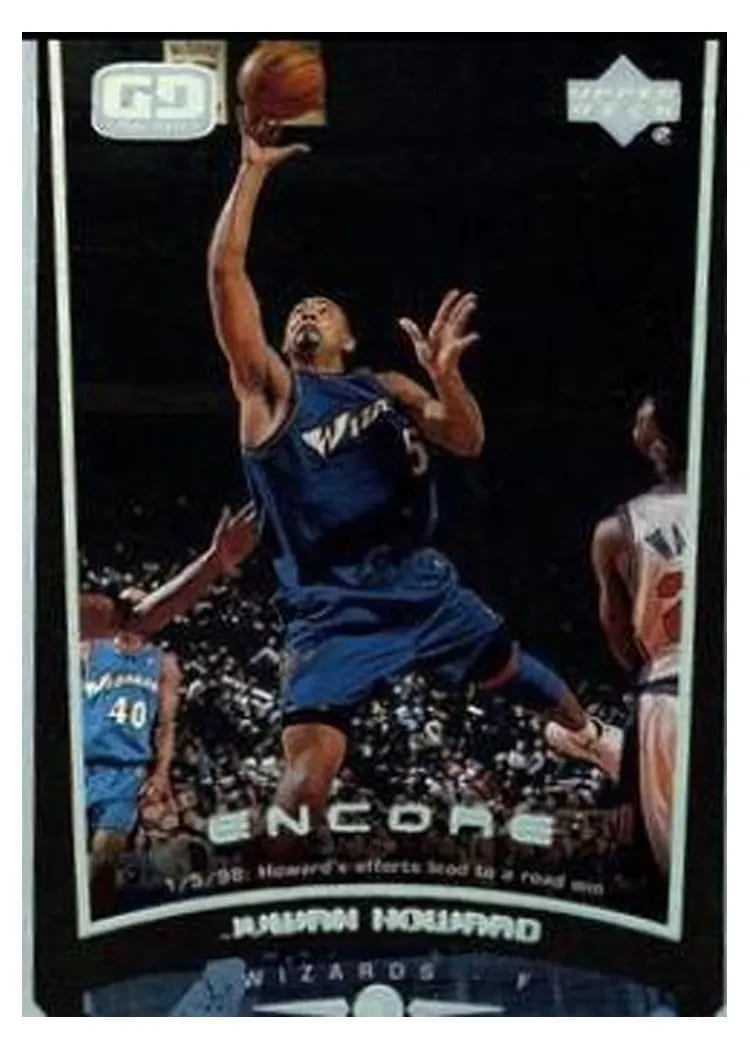 1998 Upper Deck Encore Juwan Howard #88 card