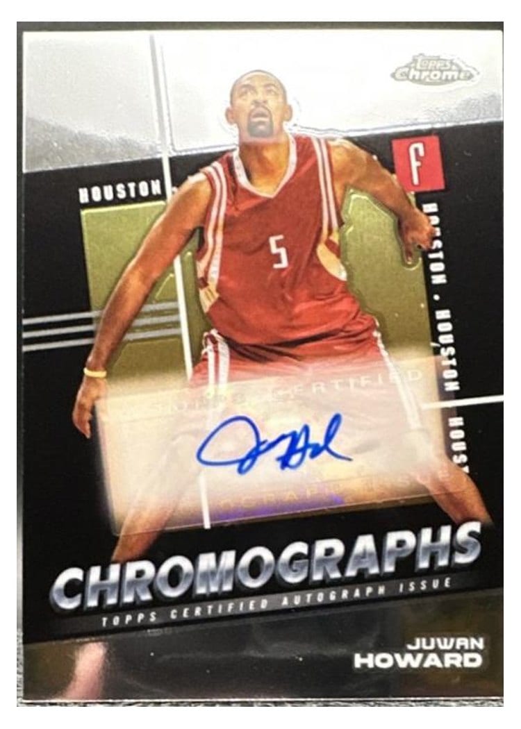 2024-25 Topps Chrome Chromographs Juwan Howard #C-JHO card