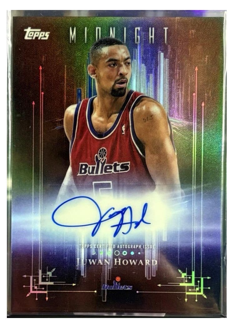 2025-26 Topps Midnight Dark Marks Signatures Juwan Howard #DM-JH card