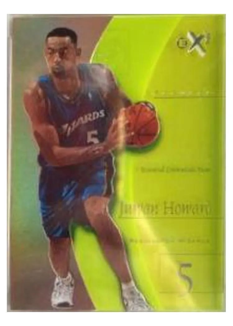 Juwan Howard Essential Credentials Future 1997 Skybox E-X2001 card