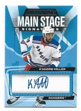 2023-24 Upper Deck Credentials Main Stage Signatures K'Andre Miller #MS-KM card