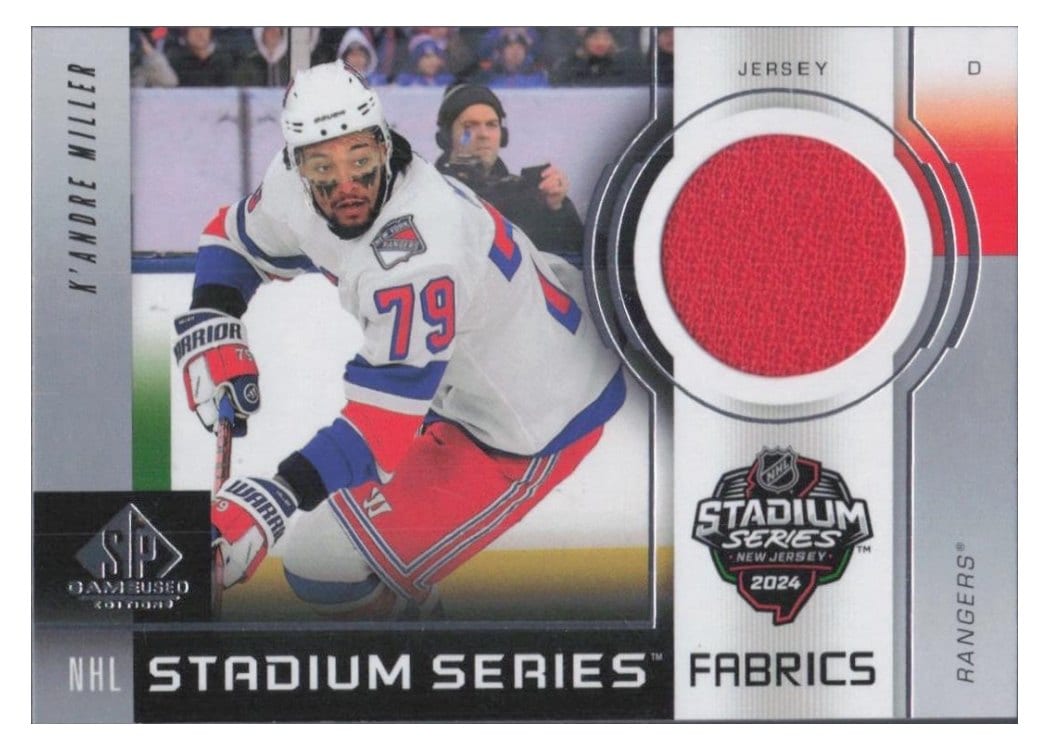 2024-25 SP Game Used 2024 Stadium Series Fabrics K'Andre Miller #GSF-7 card