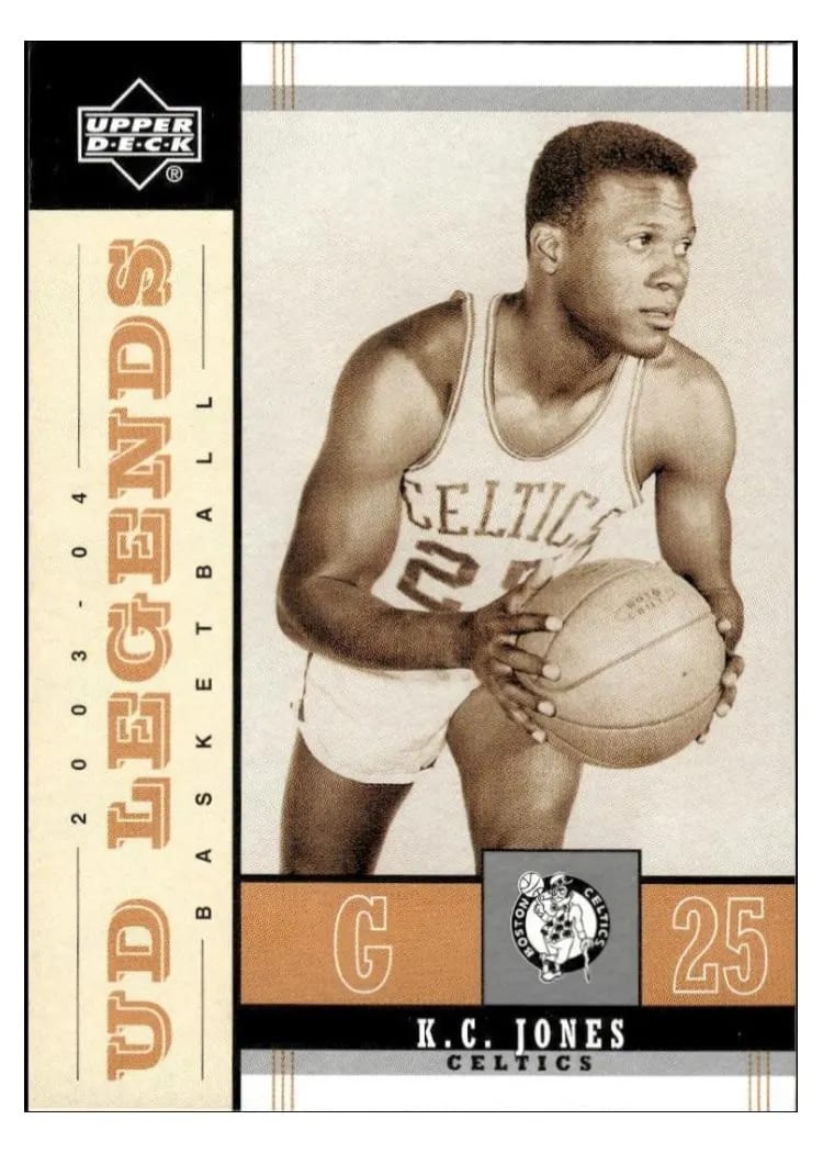 2003 Upper Deck Legends Throwback K.C. Jones #11 card