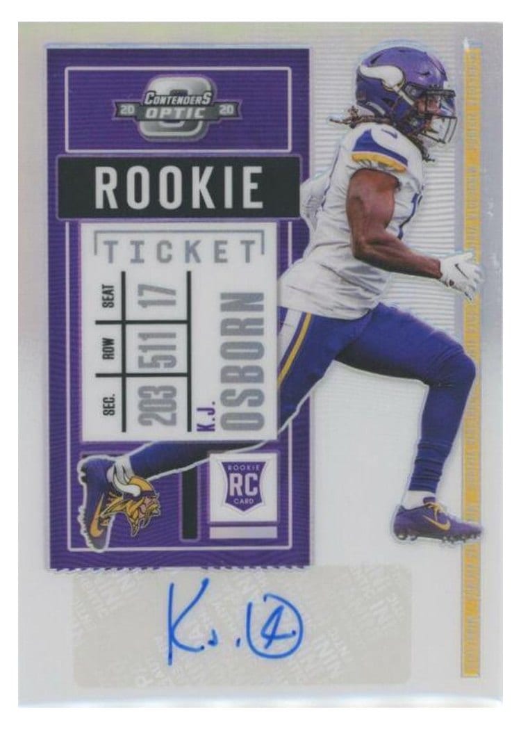 2020 Panini Contenders Optic Base Set K.J. Osborn #192 card